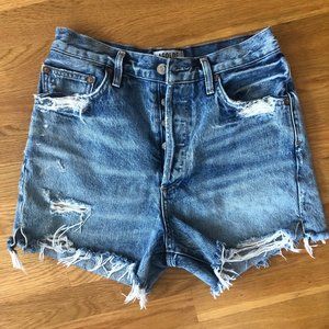 Agolde Dee shorts in Ricochet